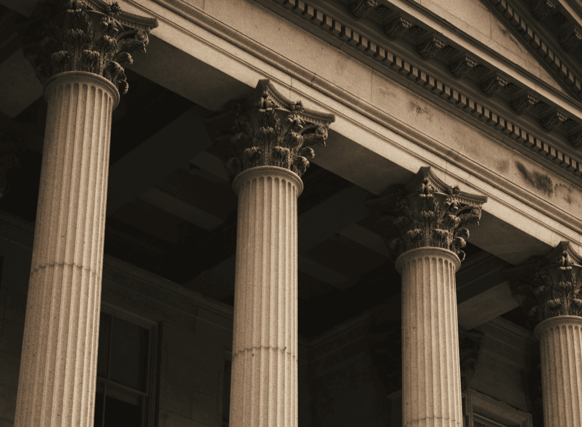 vintage old justice courthouse